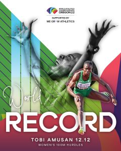 Tobi Amusan World Record in Athletics championships 